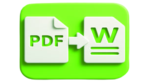 Free PDF to Word – 3-Step Fast & Secure Converter Icon